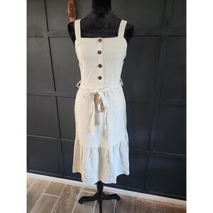 Love Tree Sundress, Medium, Linen Blend